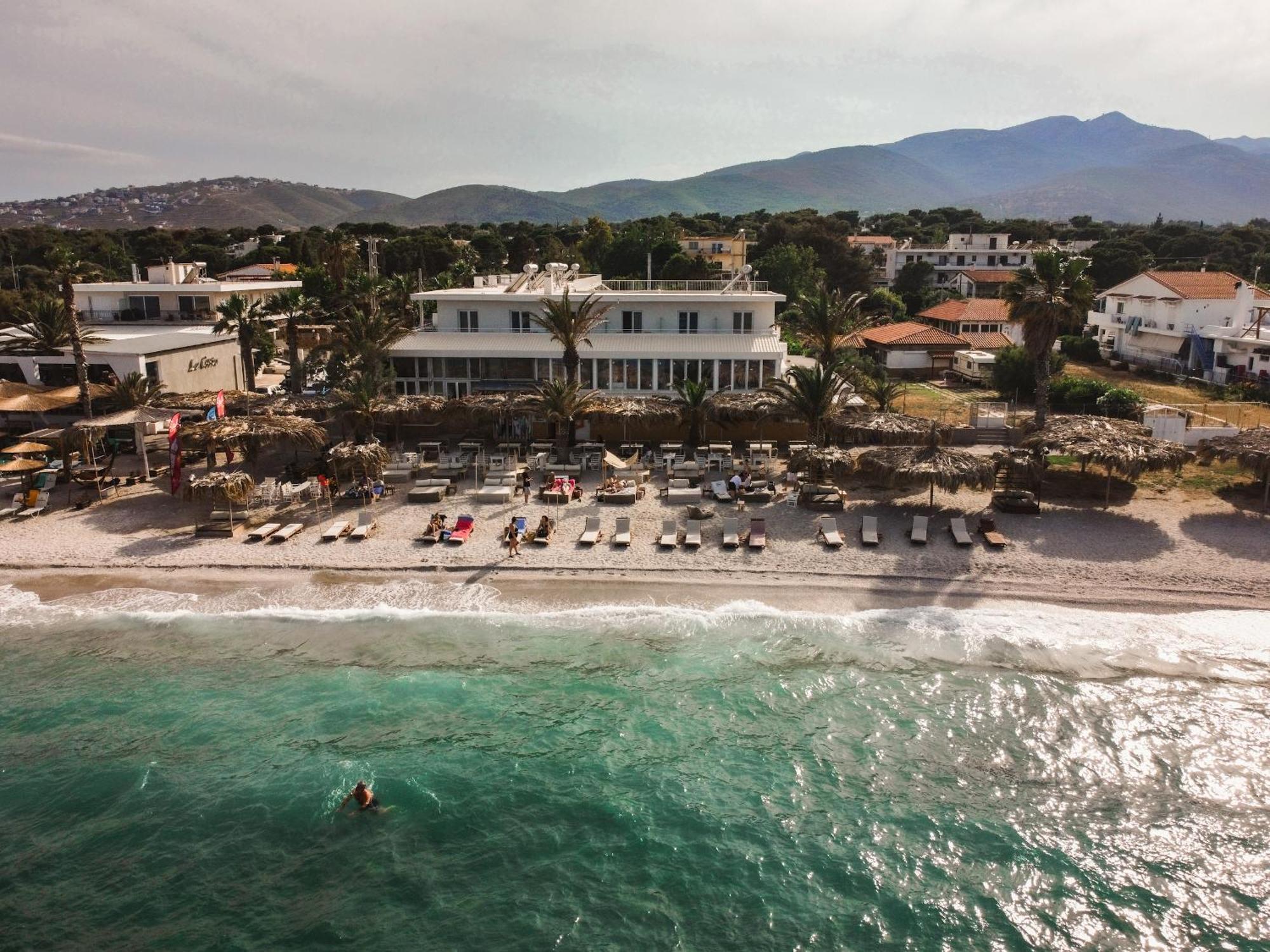 Tiki Beach Studios Nea Makri Exterior foto